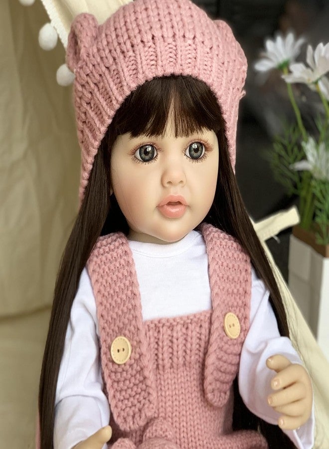Daji Reborn Baby Girl Dolls Realistic Baby Doll Soft Reborn Dolls Baby Doll Lifelike Reborn Baby Look Real Newborn Baby Girl Doll with Gift Box for Kids Age 3+ - Image 4